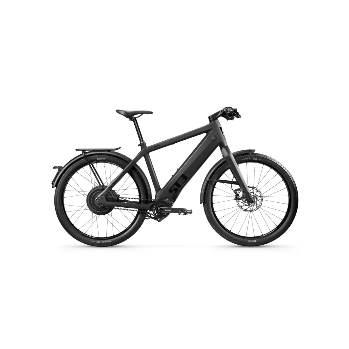 Stromer ST3 Pinion - Deep Black - Sport Large - 983Wh, Black