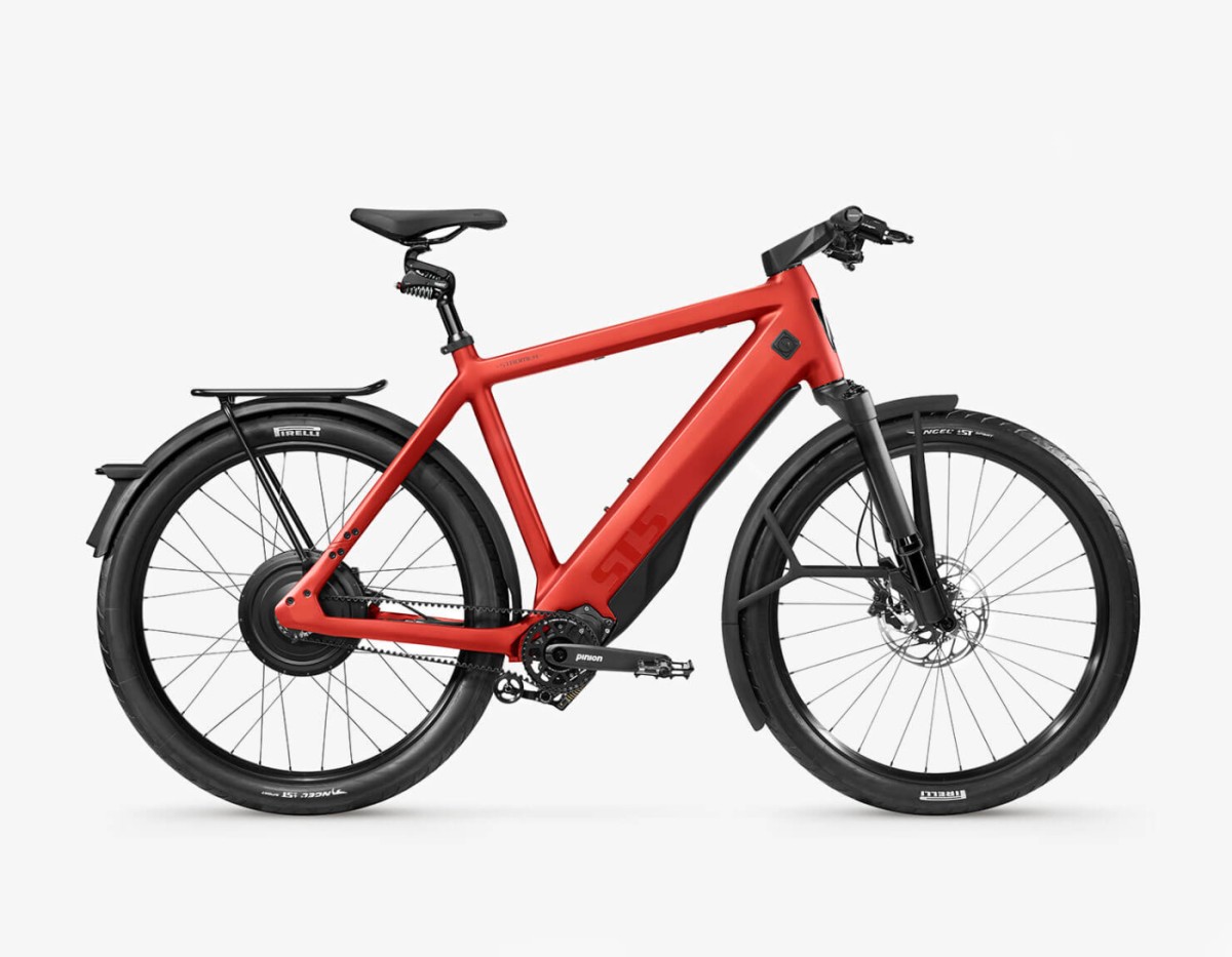 Stromer ST5 Pinion Smartshift -XL -geveerd- 983wh, Red