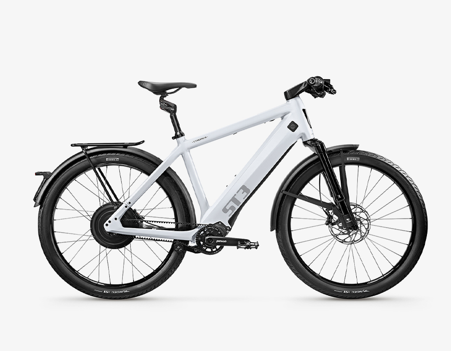 Stromer ST3 Pinion Cool White Sport Large SF SSPL, White