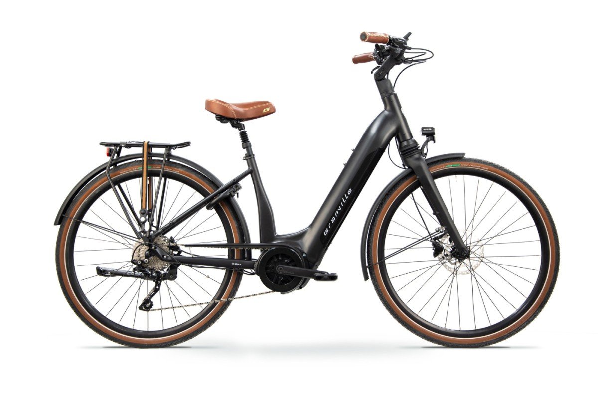 Granville E-Elegance RD 750Wh wave large Dames black matt 50cm L 2024