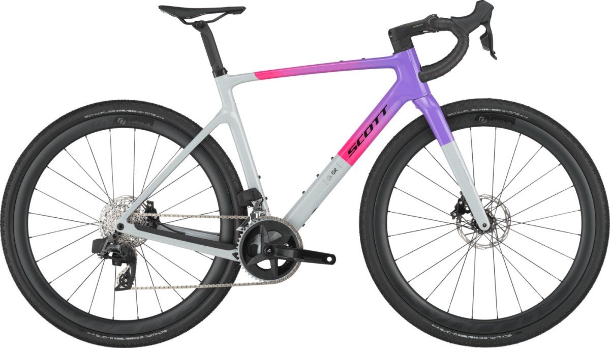 Scott Addict Gravel 20 Heren Narwal Grey/Fade Purple M 2025