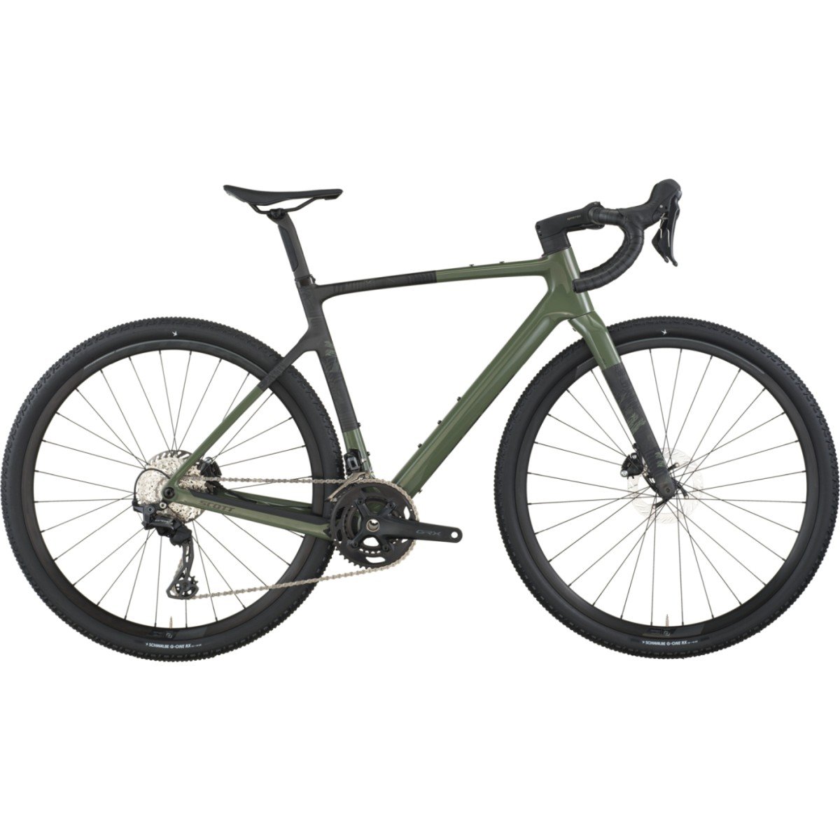 Scott Addict Gravel 40 Heren Wenge Green XL 2026