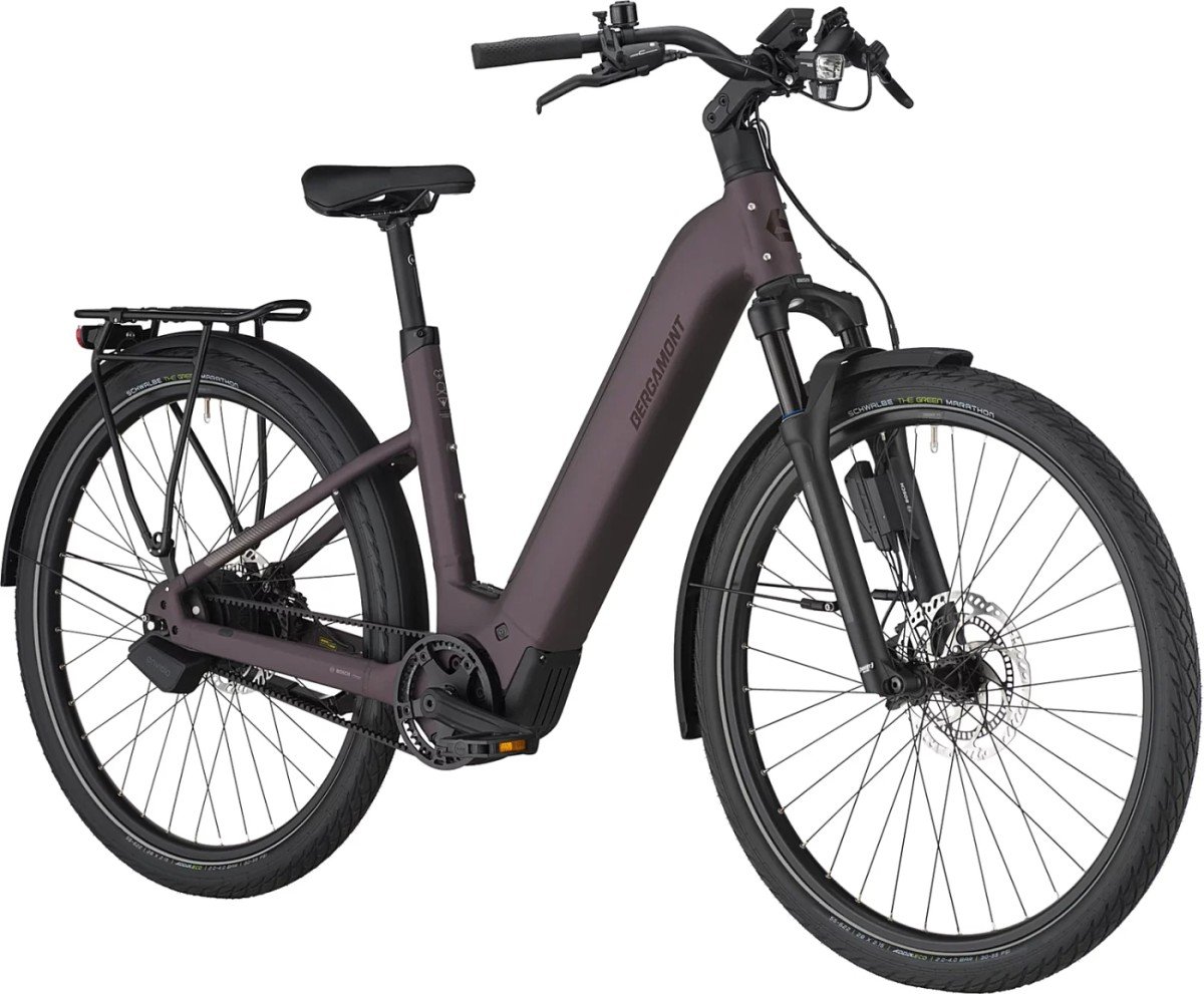 <p>The E-Horizon Tour 10 Belt Wave is a fully equipped e-trekking bike with a low step-over height and perfectly integrated components. It includes features such as LED lights with a rear brake light function that increase rider safety in urban environments. The rear carrier is approved for 27 kg and child transportation in combination with a Thule Yepp (Nexxt) 2 maxi seat. The internal gear hub drivetrain provides reliable shifting and is low maintenance. The hydraulic disc brakes offer superior braking power and modulation even in adverse weather conditions.<br>The Bosch Performance Line PX electric drive system offers strong, silent and long-lasting support, giving you the freedom to explore beyond your usual routes.<br>The high-capacity Bosch PowerTube battery integrated into the frame can be removed for remote charging, while the battery cover remains on the bike to protect the empty battery bay from the elements. With the Bosch Smart System advanced connectivity features and upgrades are available: Use the eBike Flow App to control your bike or add optional extras like a Bosch PowerMore battery for increased range.</p><ul><li>Super lightweight aluminum frame with low step-over height</li><li>Suntour air suspension fork with 100 mm travel</li><li>Shimano Nexus 5-speed internal gear hub and low-maintenance belt drive</li><li>Bosch Smart System with strong Performance Line PX motor</li><li>Shimano hydraulic disc brakes</li><li>28" Schwalbe Marathon tires</li><li>Child seat approved rear carrier, 160 kg max. system weight</li><li>LED lighting system front and rear with brake light function</li></ul>